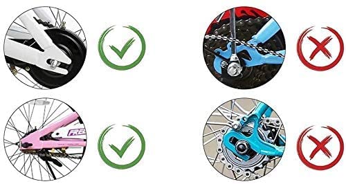 Kids' Flash Training Wheels for Bikes (Black)