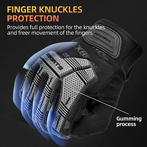 ROCKBROS Cycling Gloves With Gel Padding and Touch Screen