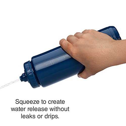 4-Pack 32oz Hydra Squeeze Water Bottles - BPA-Free