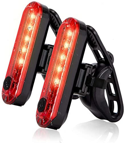 USB Rechargeable Bike Tail Lights (2-Pack)