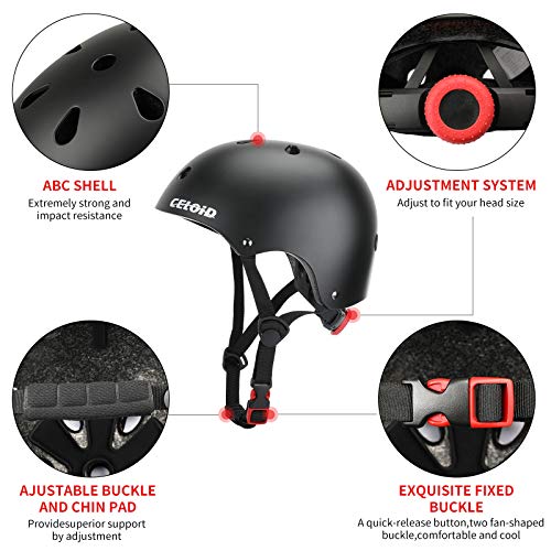 CELOID Kids Multi-Sport Helmet - Black