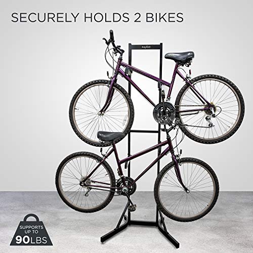 Foldable Bike Storage Rack for 2 Bicycles