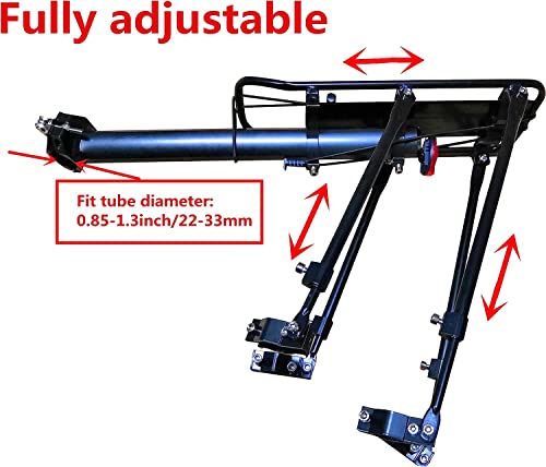 Adjustable bike rack with 180lbs capacity