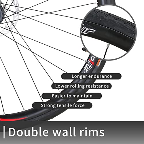 EUROBIKE 21 Speed Road Bike, Aluminium Rims