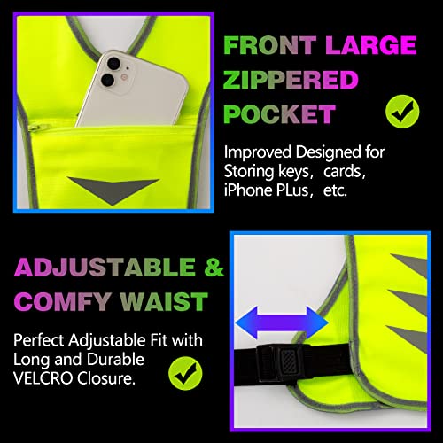 Reflective Vest for Night Cycling and Running