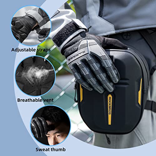 ROCKBROS Cycling Gloves With Gel Padding and Touch Screen