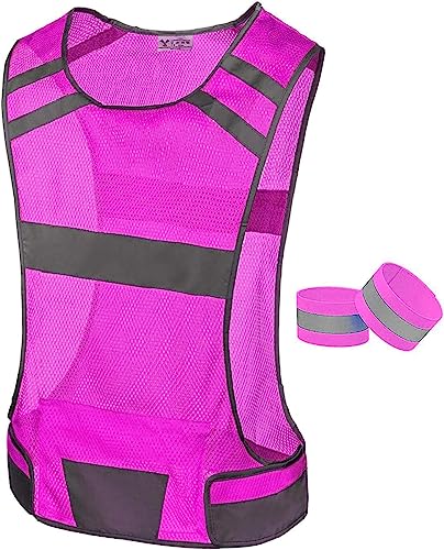 Reflective Running/Cycling Vest for Night Safety