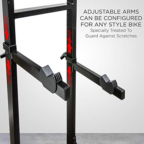 Foldable Bike Storage Rack for 2 Bicycles