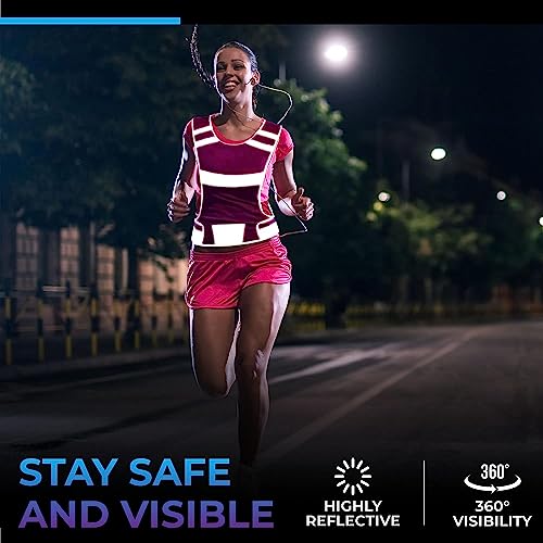 Reflective Running/Cycling Vest for Night Safety