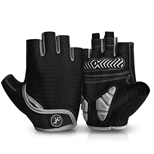 MOREOK Half Finger Cycling Gloves with Gel Pad