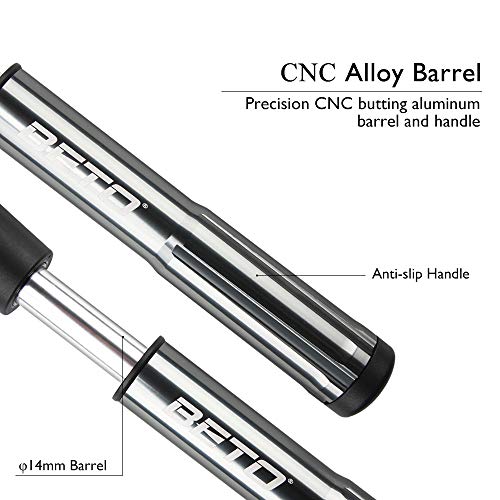 Beto High-Pressure MTB Pump with Adapter
