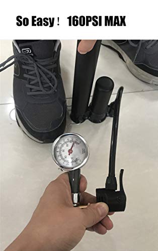 VIMILOLO Portable Bike Pump - 160Psi Max