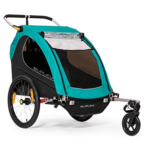 2-in-1 Bike Trailer and Stroller for Kids