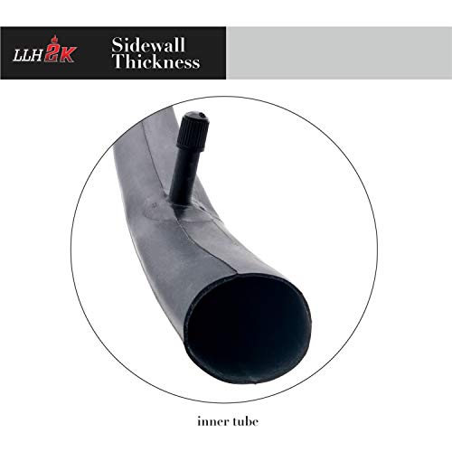 26 X 2.125 Bicycle Tube 26 X 2.125/1.95/1.75-2 Pack with W/Bike Tire Levers & Repair Patches. The LLH2K Bicycle Tube 26 X 2.125 Thorn Proof Made Just for Mountain and Hybrid Bikes!