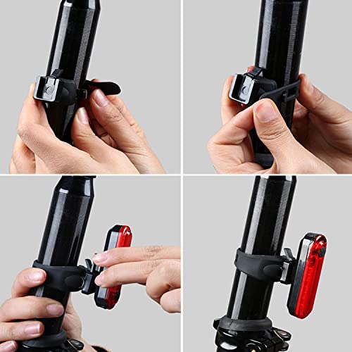 USB Rechargeable Bike Tail Lights (2-Pack)