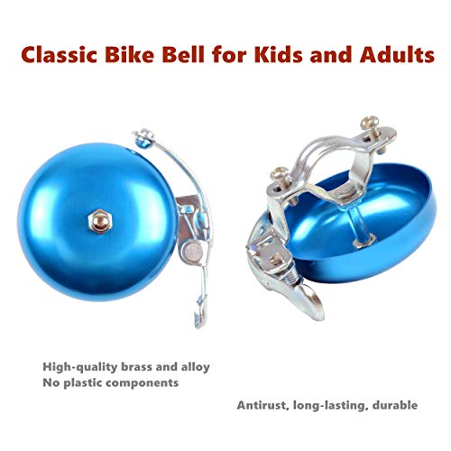 Classic Loud Bike Bell for Stylish Cycling (Blue)