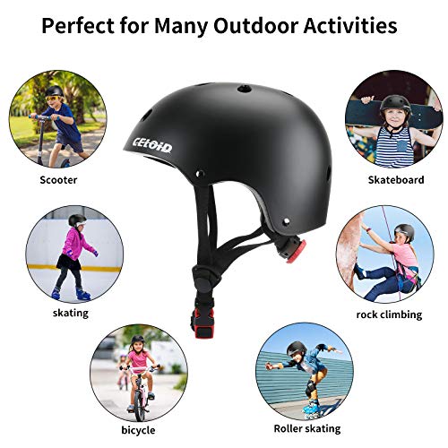 CELOID Kids Multi-Sport Helmet - Black