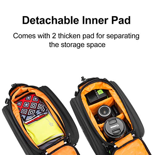 Waterproof Rear Bike Trunk Bag, 17L-45L