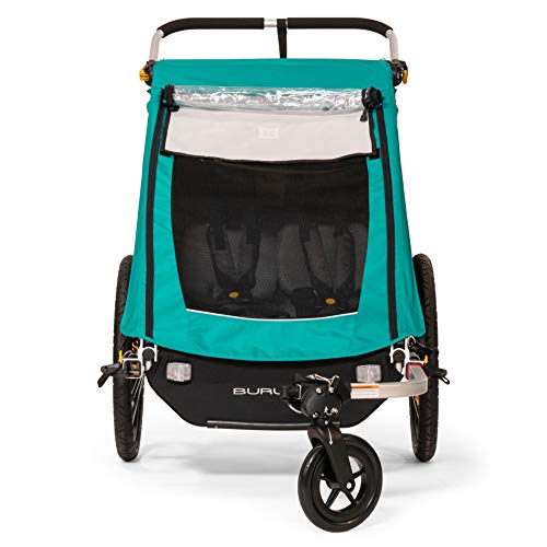 2-in-1 Bike Trailer and Stroller for Kids