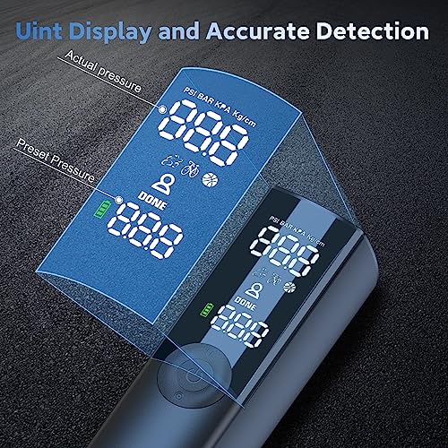 Electric Bike Pump with Auto Shut-Off