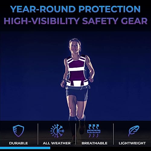 Reflective Running/Cycling Vest for Night Safety