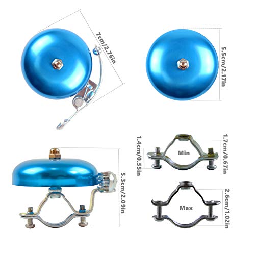 Classic Loud Bike Bell for Stylish Cycling (Blue)