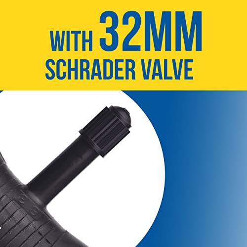 CALPALMY 26’’ x 1.75/2.125 Road and Mountain Bike Inner Tubes with Schrader Valve 32mm for Road/Mountain Bikes Like Schwinn Koen, Elm, High Timber More.