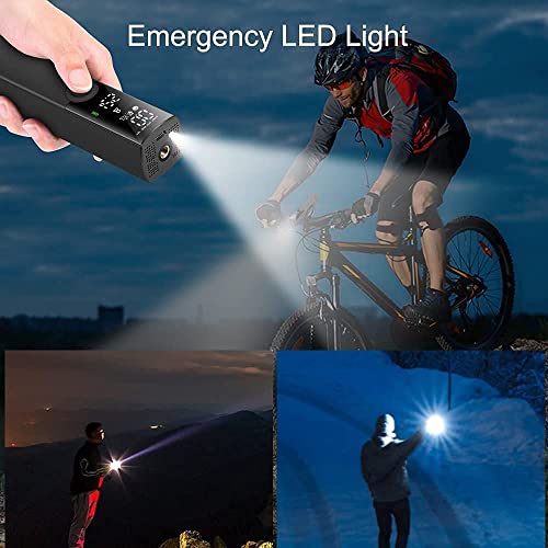 Electric Bike Pump with Auto Shut-Off