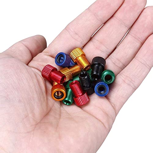 Presta to Schrader Valve Adapter - 6 Pack