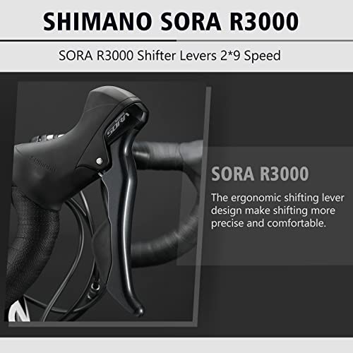SAVA Carbon Fiber Road Bike with 18 Speed Groupset