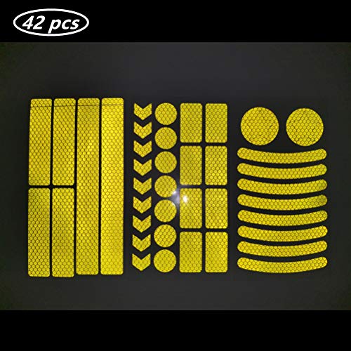 Green Reflective Stickers for Bikes & More