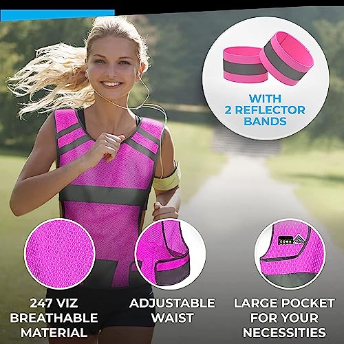 Reflective Running/Cycling Vest for Night Safety