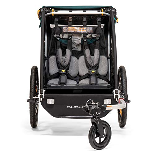 2-in-1 Bike Trailer and Stroller for Kids