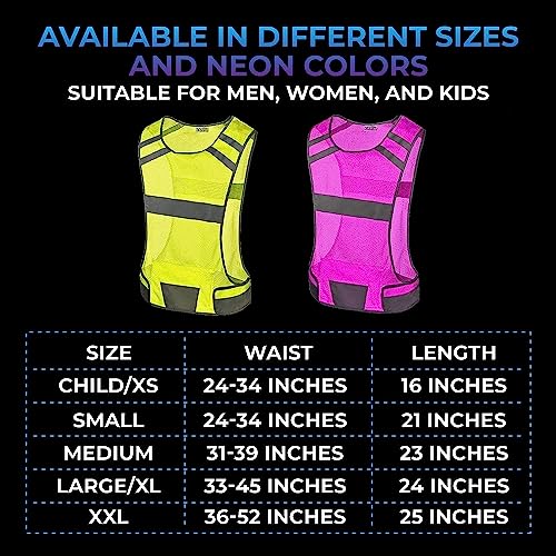 Reflective Running/Cycling Vest for Night Safety