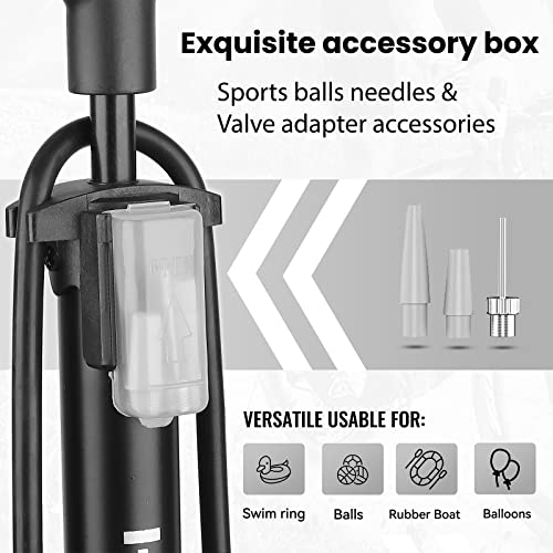 Portable High Pressure Bike Pump for Road/Mountain