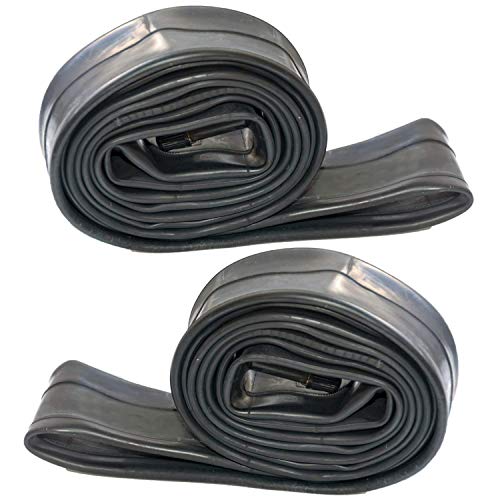 Helonge 2 Pack 24 inch Bicycle Tube, 24x1.75-2.125 Tire Tube, 32 mm Schrader Valves, Compatible with 24 x1.85/1.9/1.95/2.0/2.1/2.15 Bike Tire, Heavy Duty Cycle Tyre Inner Tube for MTB, Road, BMX Bike