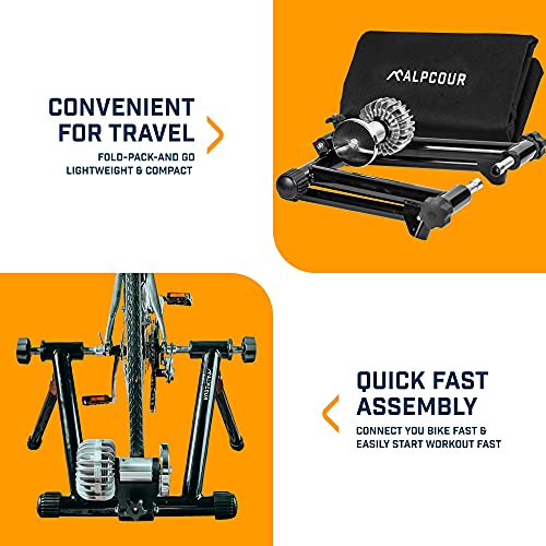 Indoor Cycling Trainer Stand - Alpcour Fluid