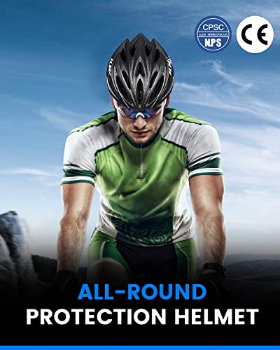 Carbon Cycling Helmet with Dial Fit Adjustment