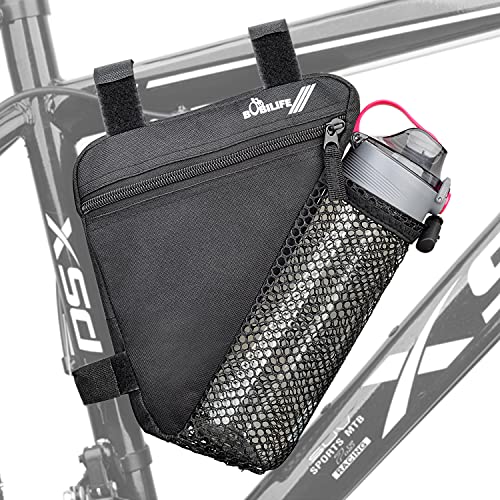 Triangle Frame Bag with Bottle Holder for Bikes