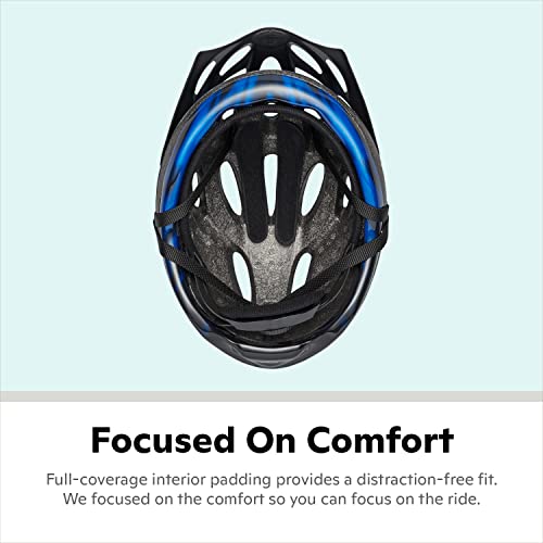 Schwinn Intercept Adult Micro Bicycle Helmet (Blue,Adult)