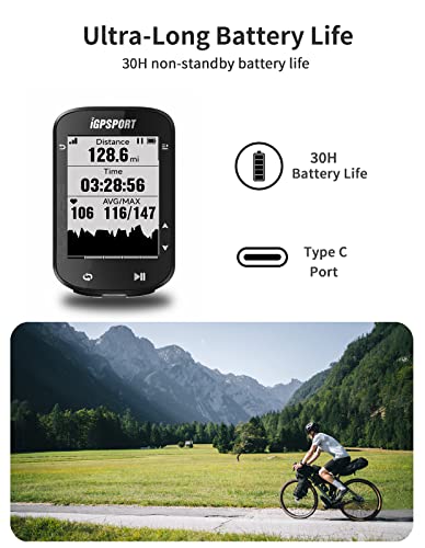 Slim GPS Bike Computer with Route Navigation