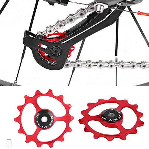 GUB Ceramic 14T Derailleur Pulley - Red