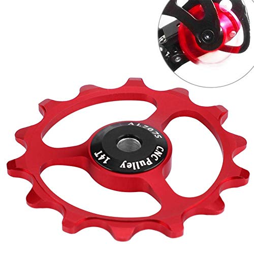 GUB Ceramic 14T Derailleur Pulley - Red