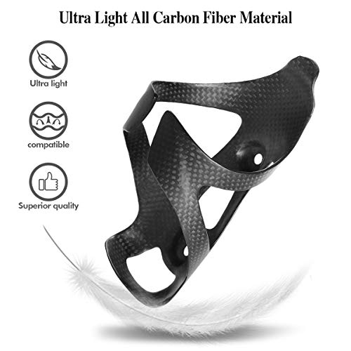 Carbon Fiber Bike Bottle Cage Holder for Cycling