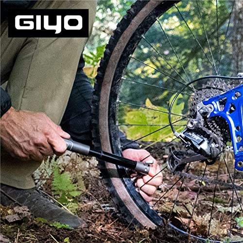 GIYO Bike Pump | Presta & Schrader | 80 psi
