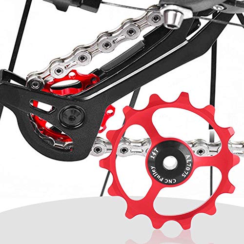 GUB Ceramic 14T Derailleur Pulley - Red