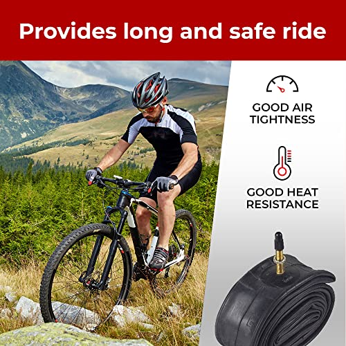 Fincci Pair 27.5 x 1.95-2.125 Inch Bike Inner Tubes 48mm Presta Valve for MTB Road Hybrid Bicycle Bike - Pack of 2 27.5 Mountain Bike Tube