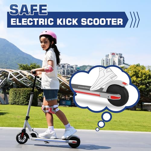 Caroma Kids Electric Scooter, 7 Miles Range, 10 MPH