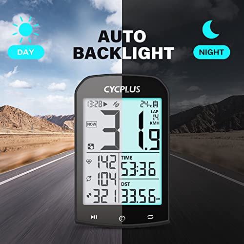 Waterproof GPS Cycling Computer with App Compatibility