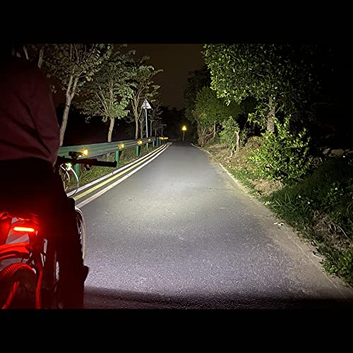 4000 Lumen Rechargeable Bike Light Set - Waterproof